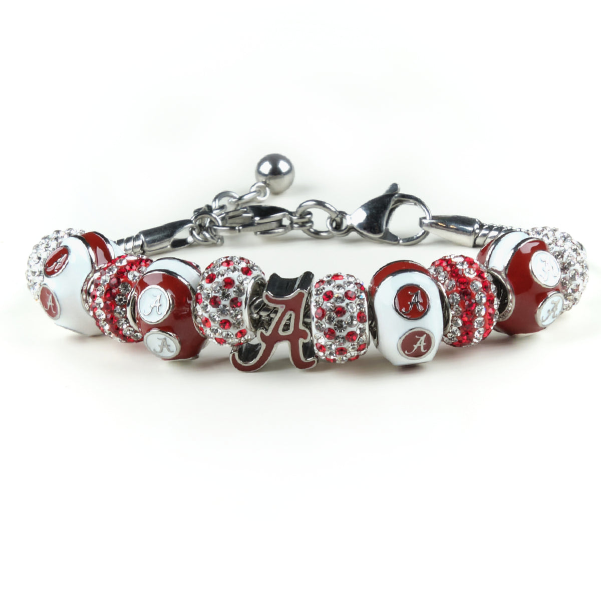 Alabama Crimson Tide Full Charm Bracelet