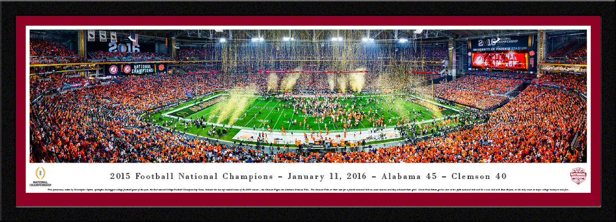 2015 College Football Champions - Alabama - Select Frame with Single Mat