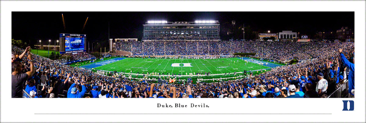 Duke Blue Devils Football - Unframed