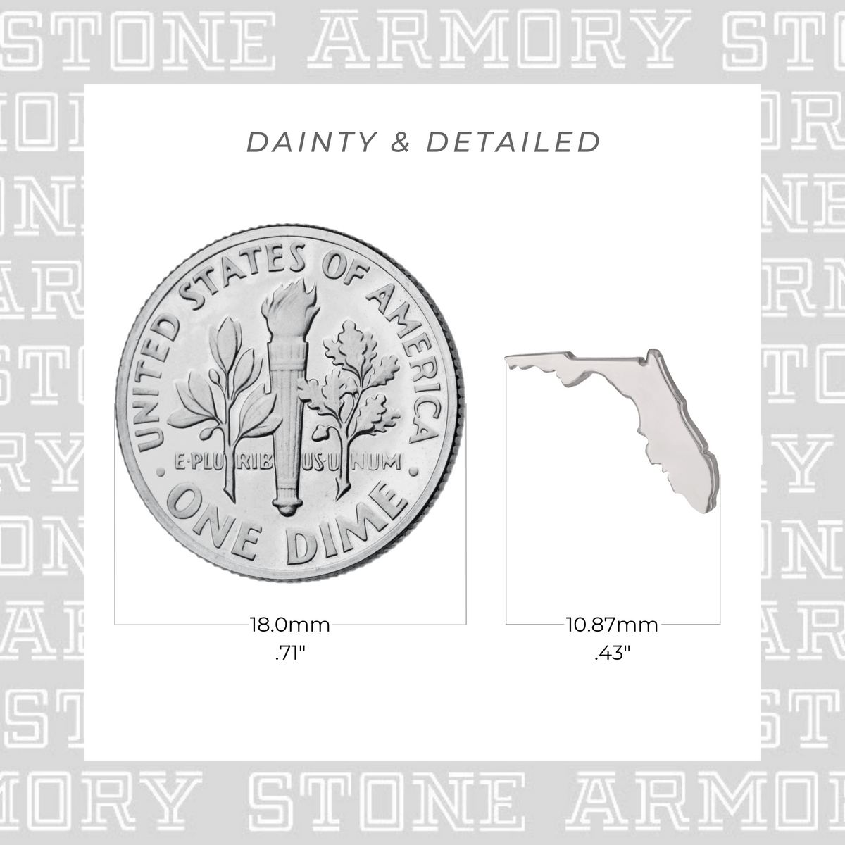 Florida Gators State Stud Earrings