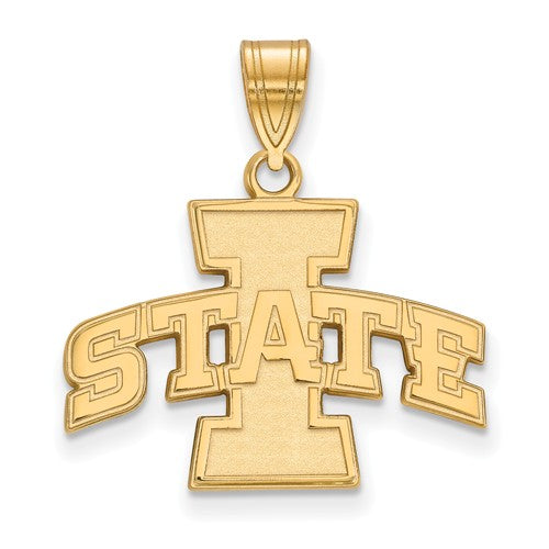 Iowa Hawkeyes Sterling Silver Herky the Hawk Pendant