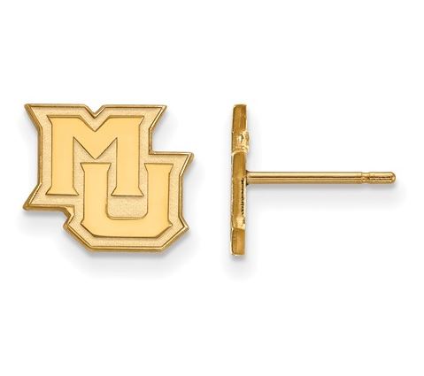 Marquette Golden Eagles 10k Yellow Gold Small Pendant