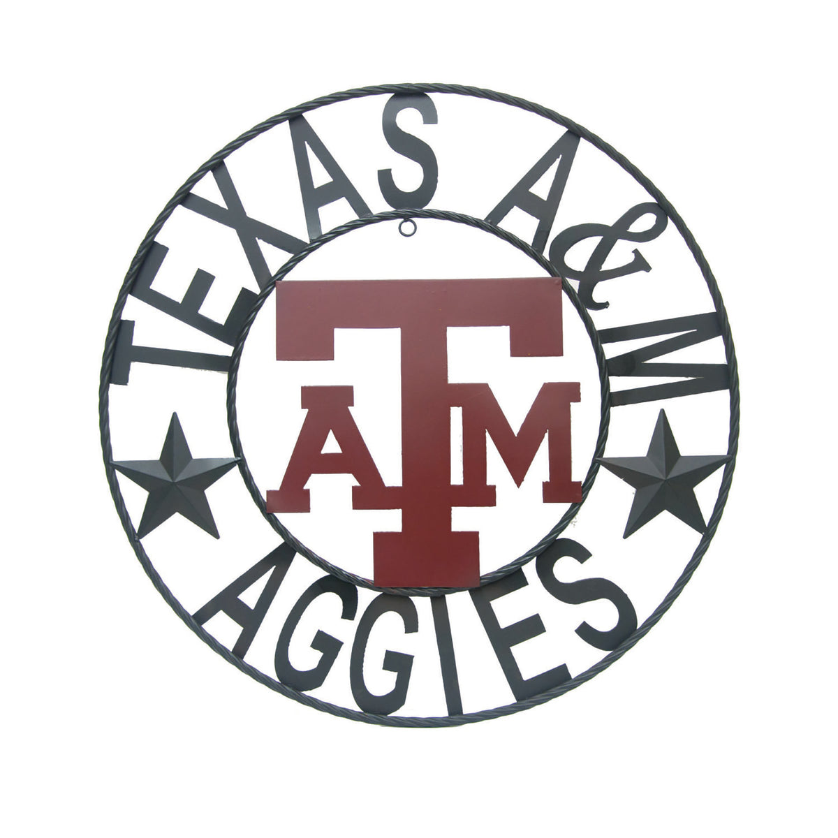 Texas A&M Aggies Wrought Iron Wall Decor 24"