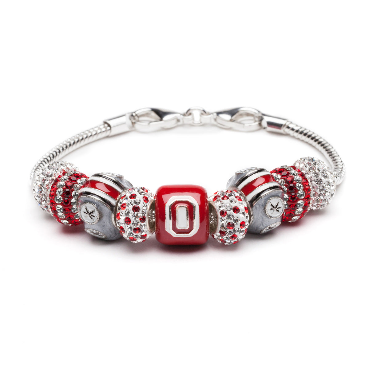 Ohio State Buckeyes "O" Charm Bracelet