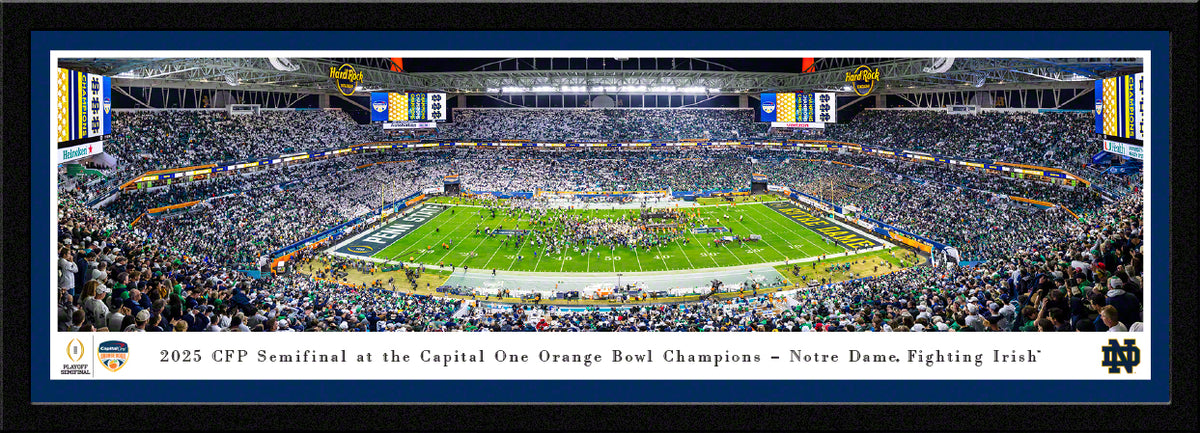 2025 Orange Bowl Champions, Notre Dame - Select Frame