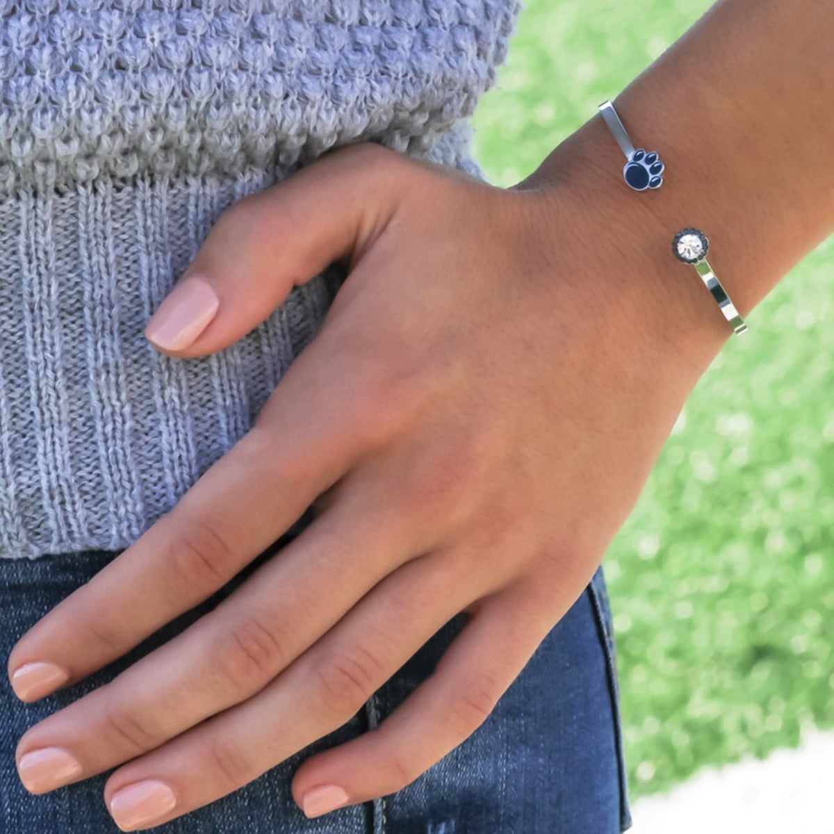 Penn State Nittany Lions Bangle Bracelet - Adjustable