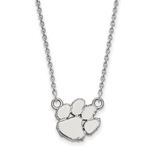 Boise State University 14k White Gold Small Pendant
