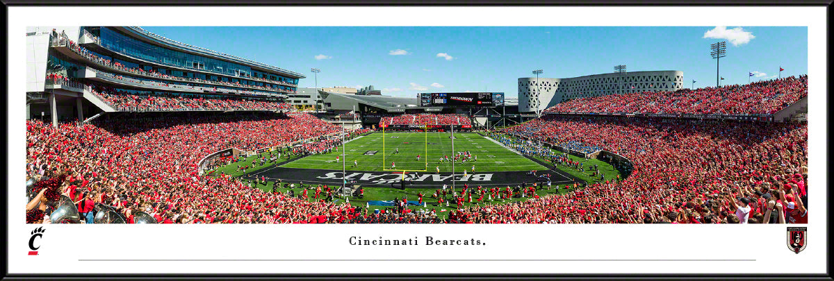 Cincinnati Bearcats Football, End Zone - Standard Frame