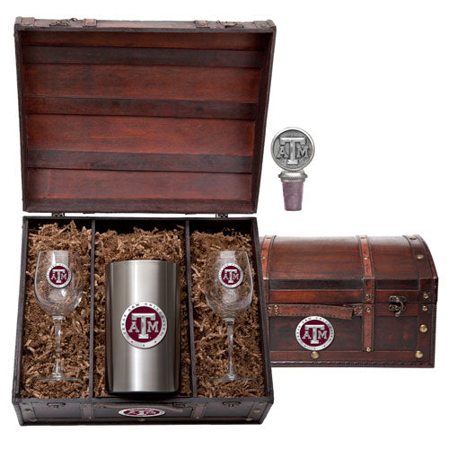 Texas A&M Aggies Wine Chest Set