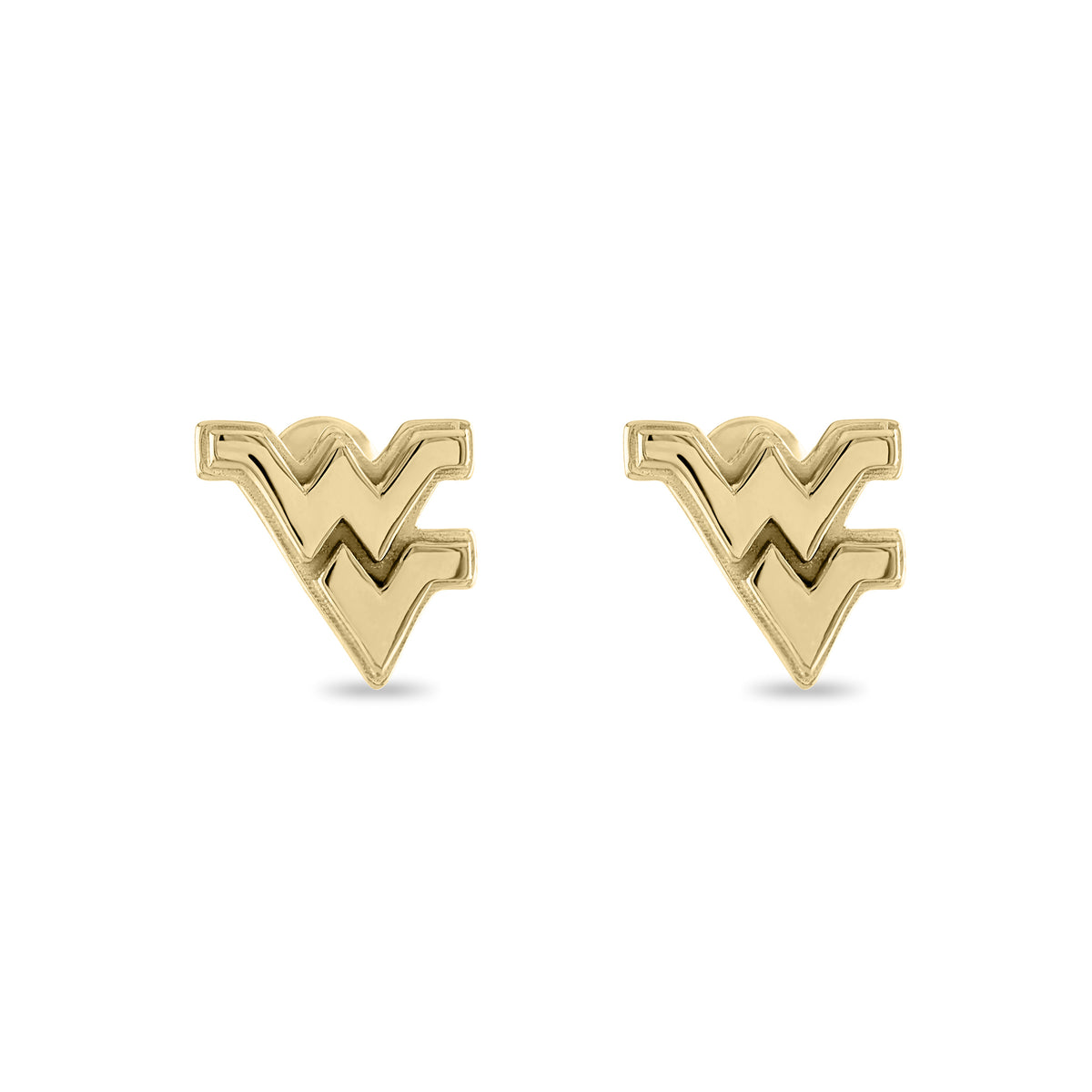 West Virginia Mountaineers Stud Earrings