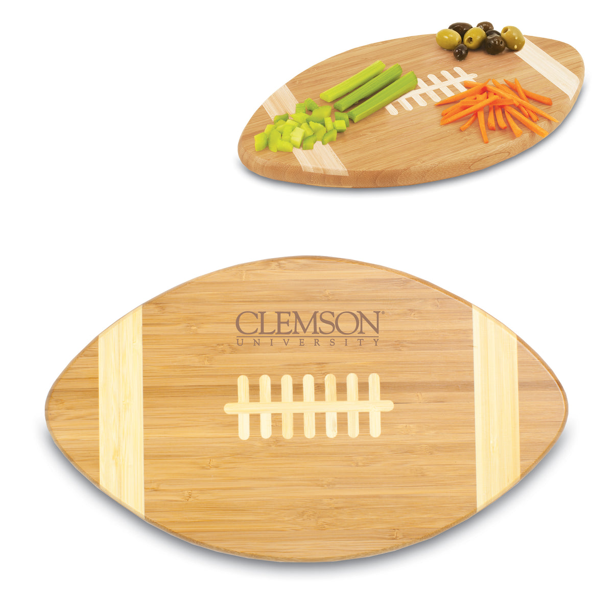 Clemson Tigers Touchdown Cutting Board & Serving Tray