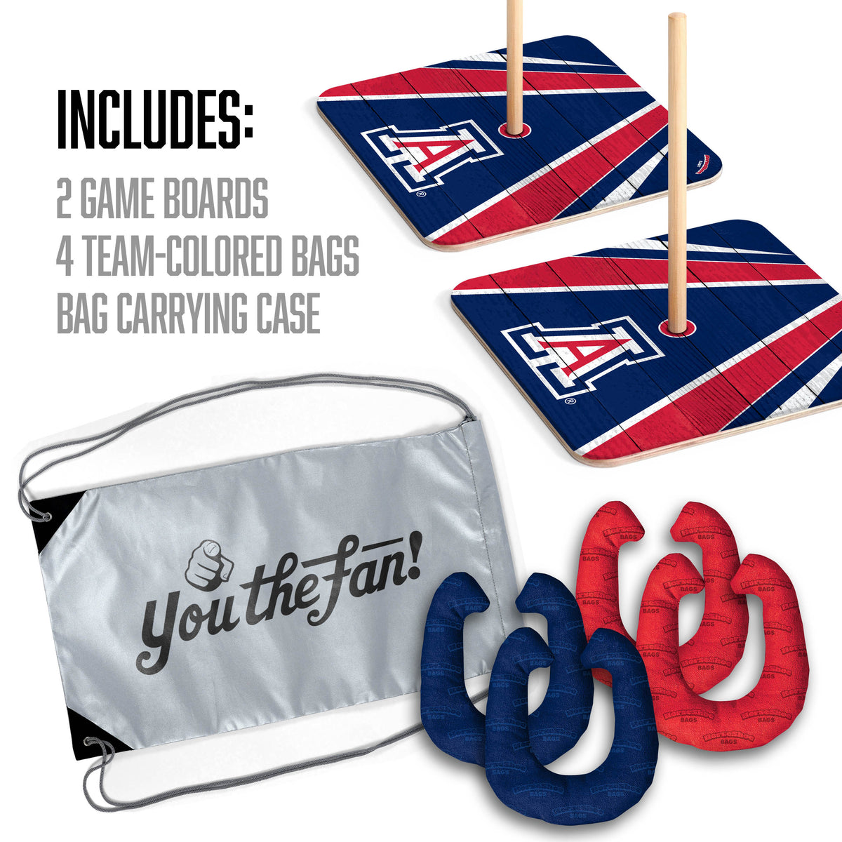 Arizona Wildcats Horseshoe Bag Game