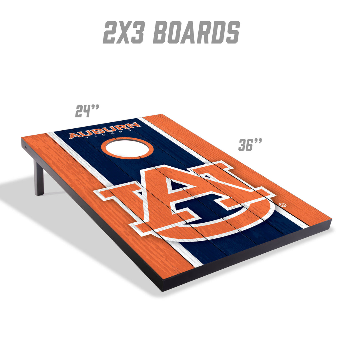 Auburn Tigers 2x3 MDF Cornhole Game Set