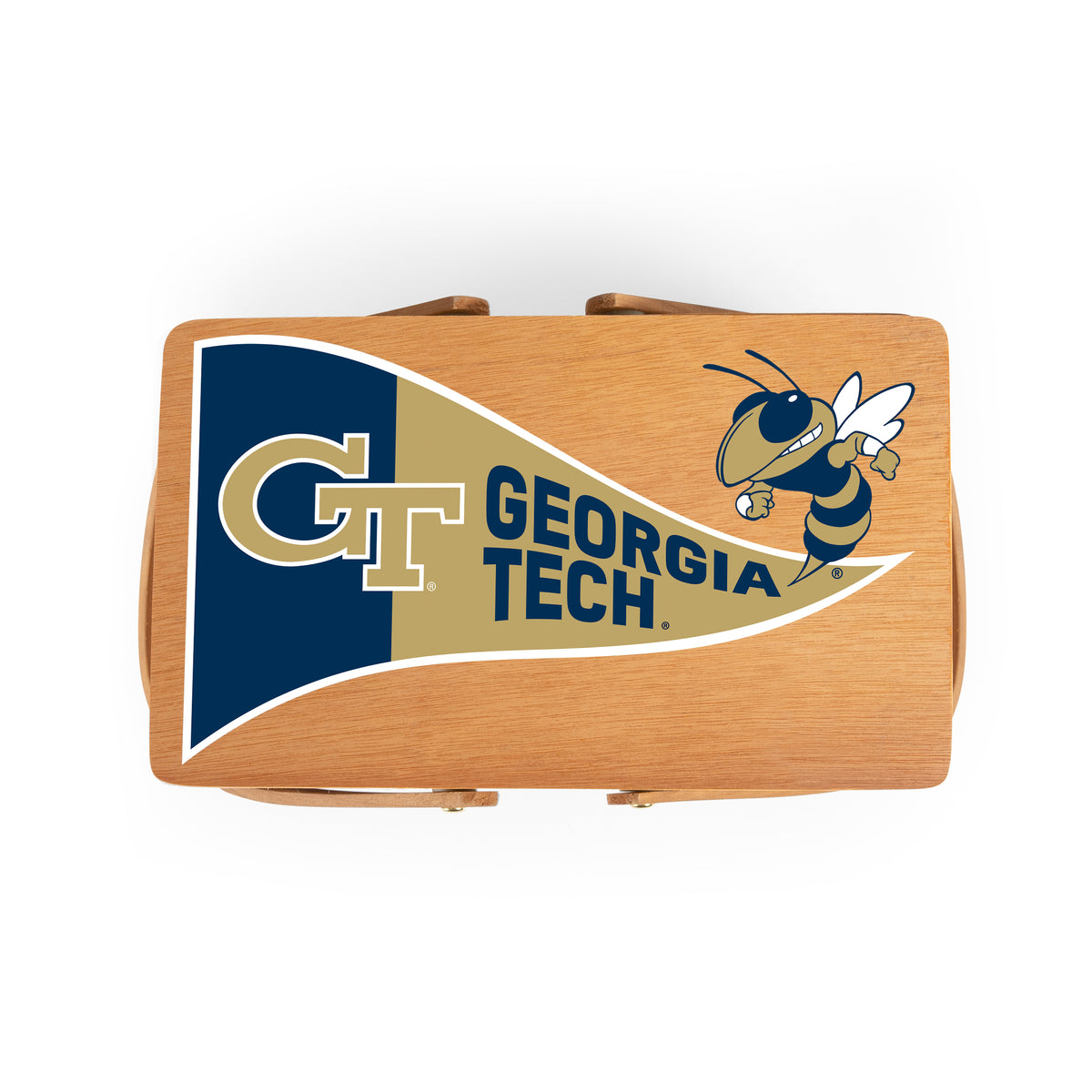 Georgia Tech Yellow Jackets Poppy Personal Picnic Basket