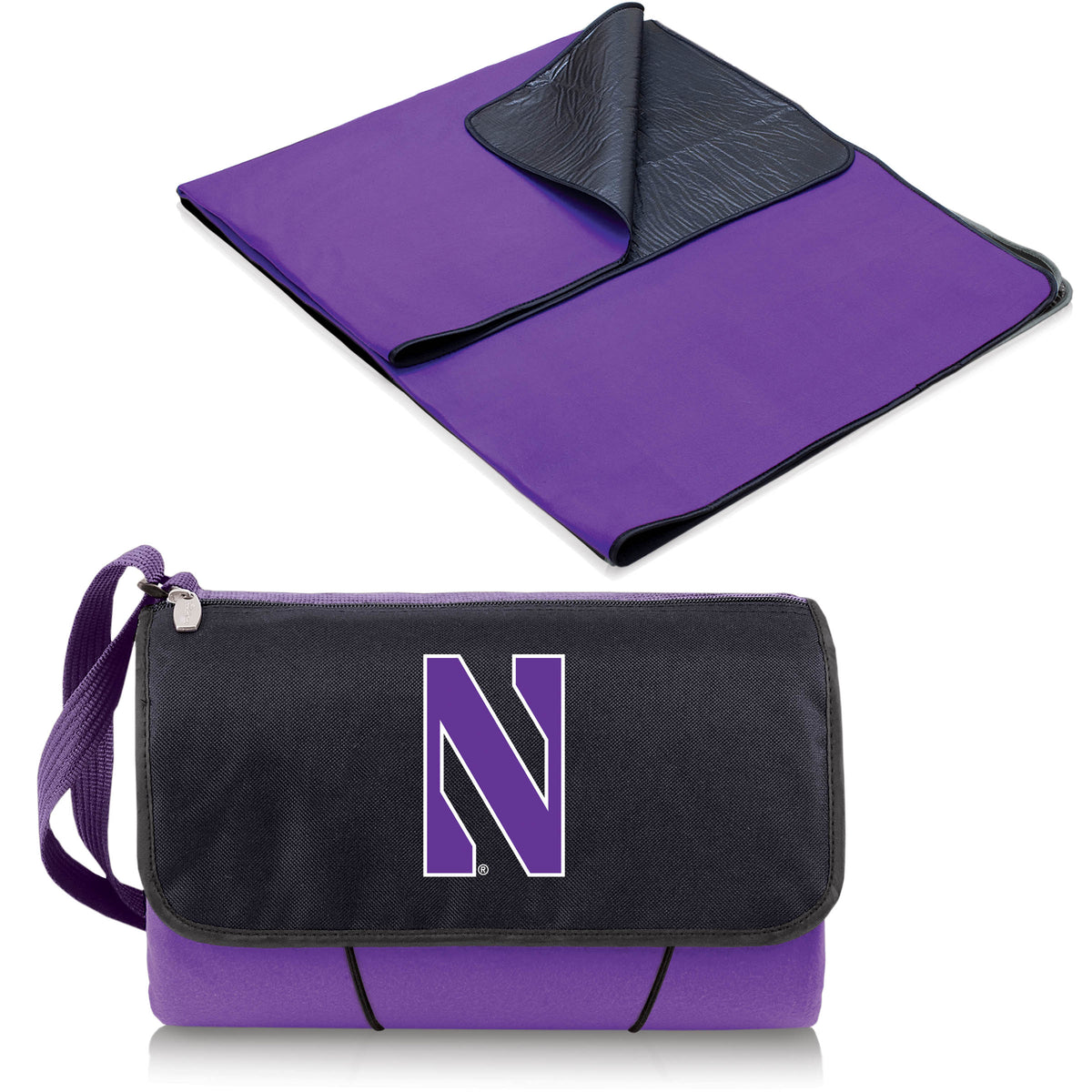 Northwestern Wildcats Outdoor Picnic Blanket and Tote