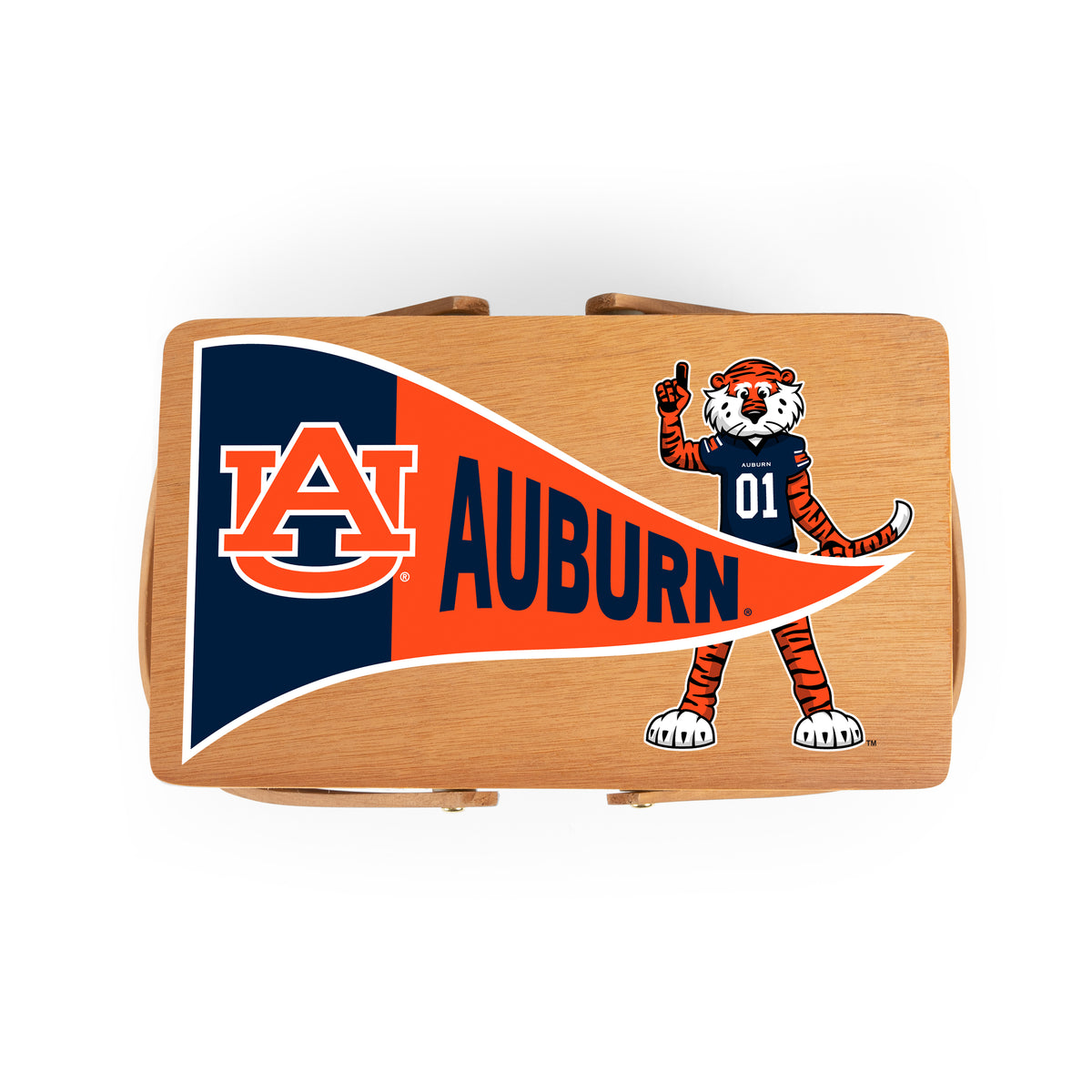 Auburn Tigers Poppy Personal Picnic Basket