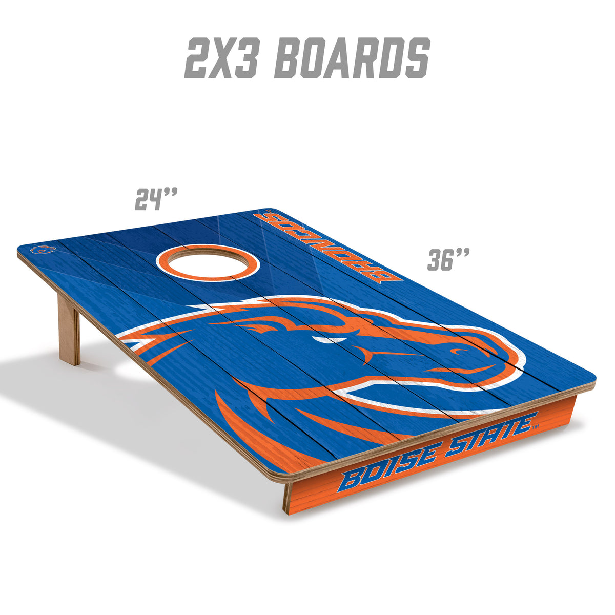 Boise State Broncos 2x3 All Wood Cornhole Game Set