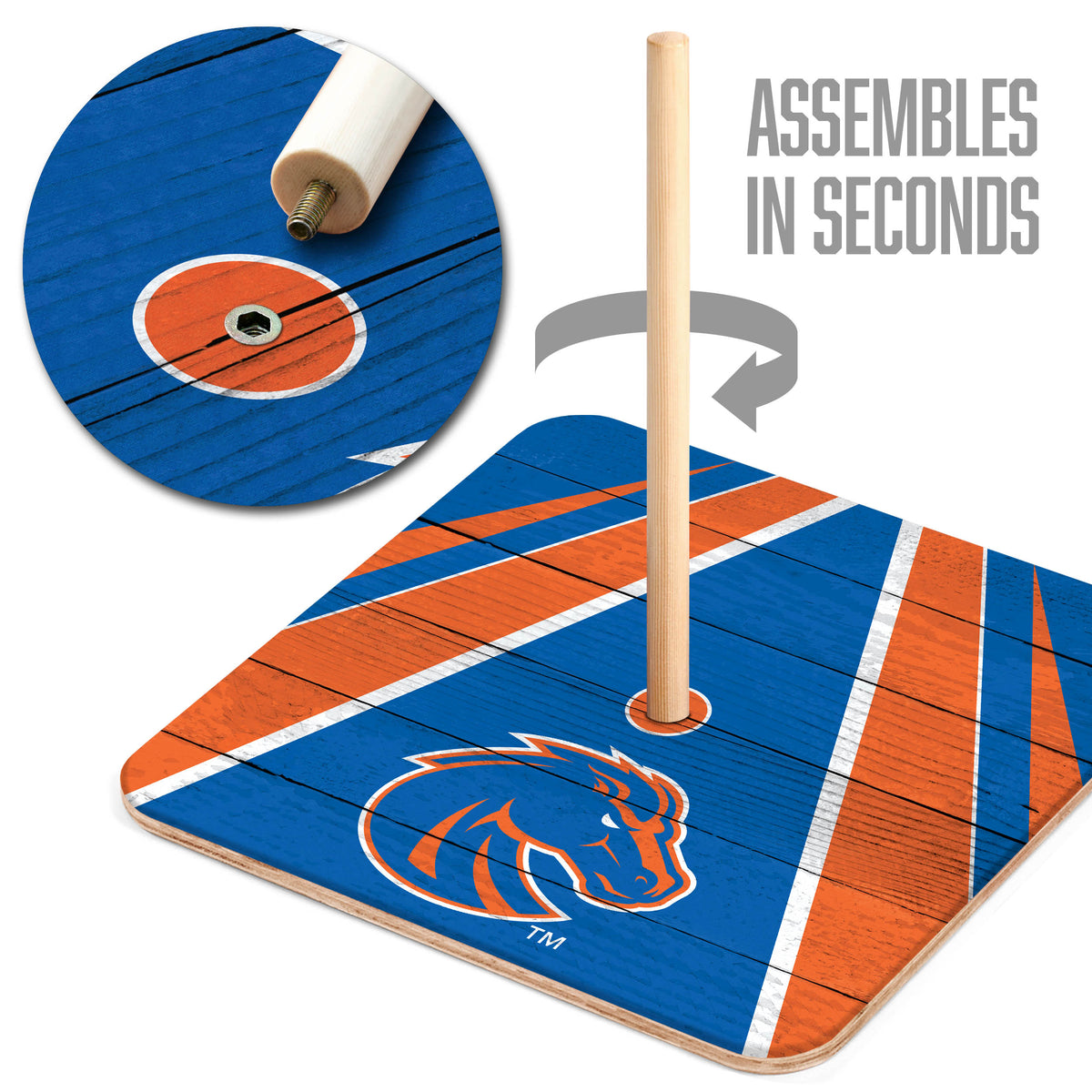 Boise State Broncos Horseshoe Bag Game