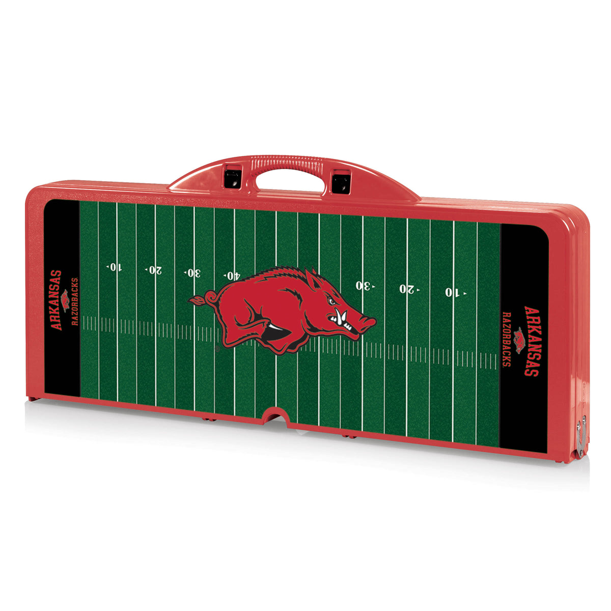 Arkansas Razorbacks Picnic Table Portable Folding Table with Seats