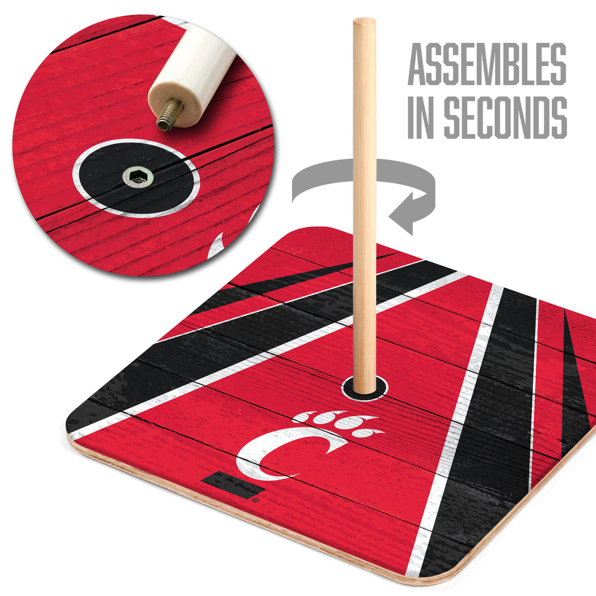 Cincinnati Bearcats Horseshoe Bag Game