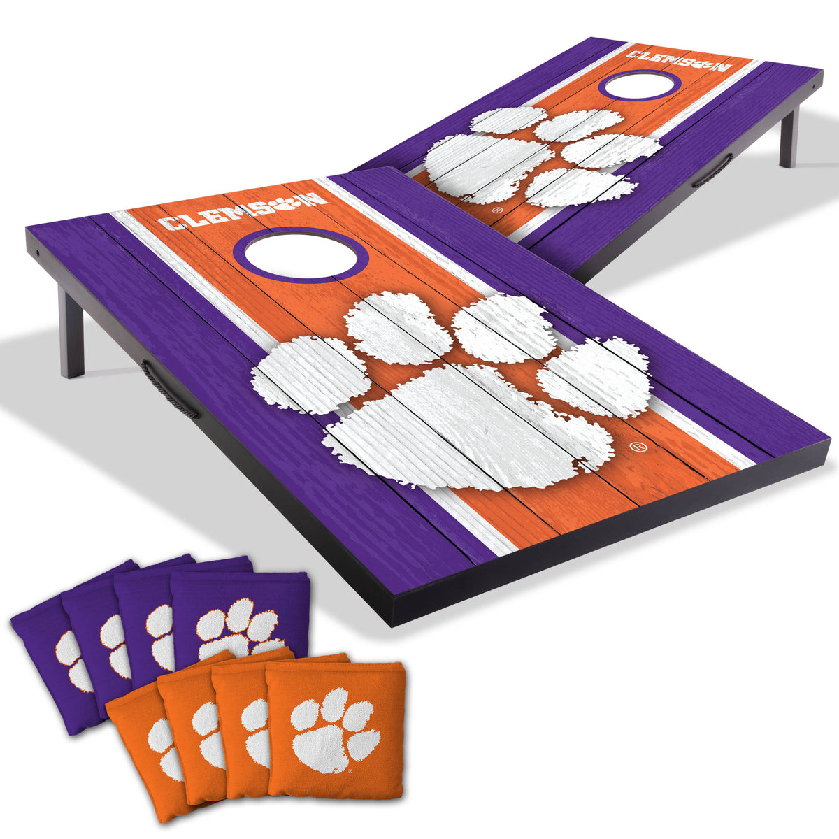 Clemson Tigers 2x3 MDF Cornhole Game Set