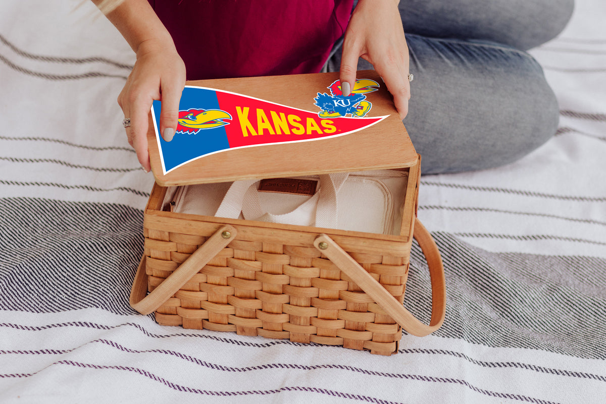 Kansas Jayhawks Poppy Personal Picnic Basket