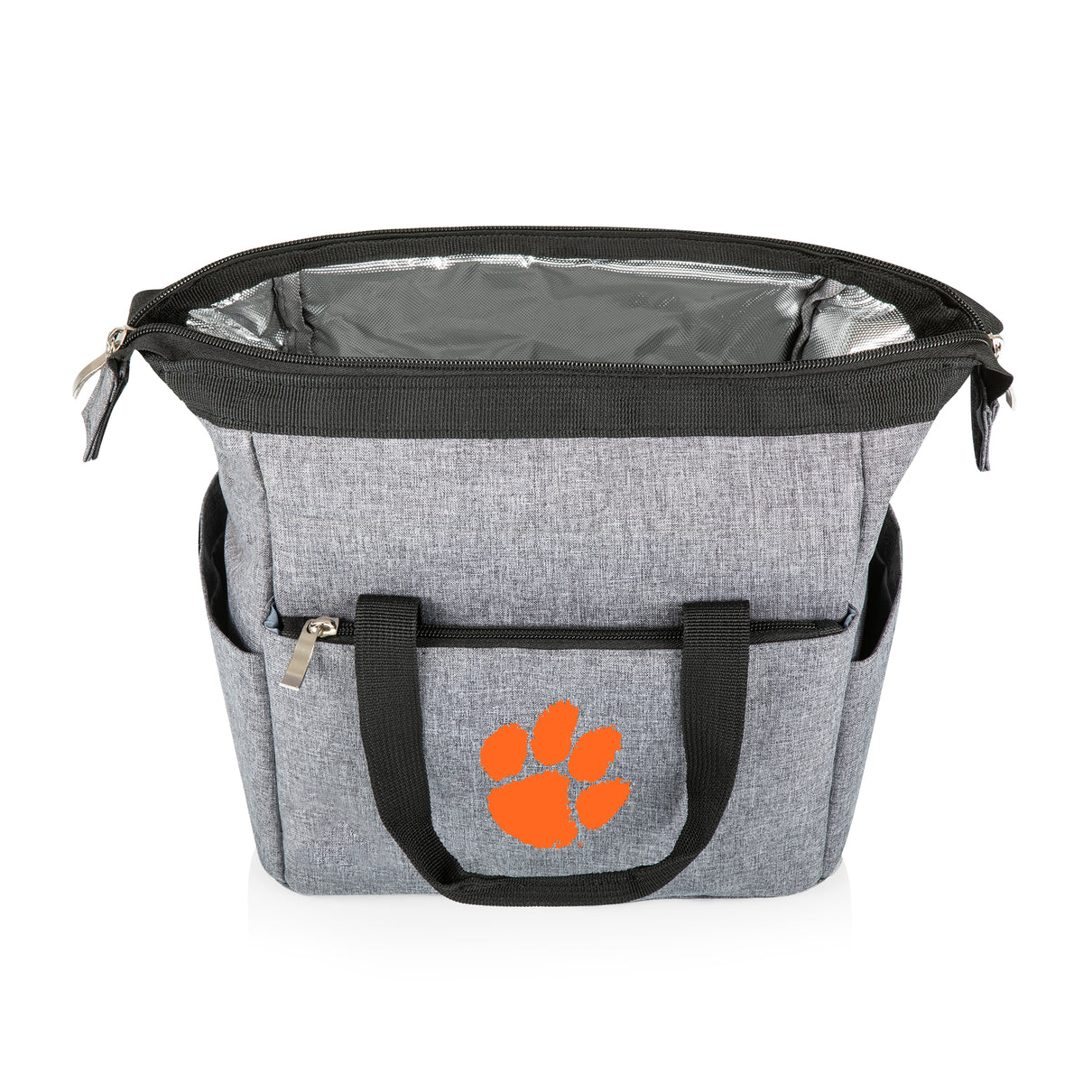 Clemson Tigers On The Go Lunch Bag Cooler - Gray