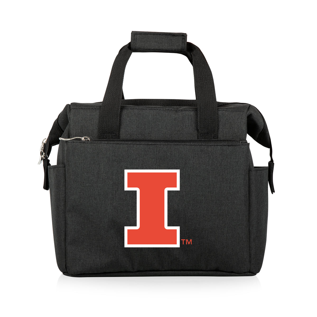 Illinois Fighting Illini On The Go Lunch Bag Cooler - Black