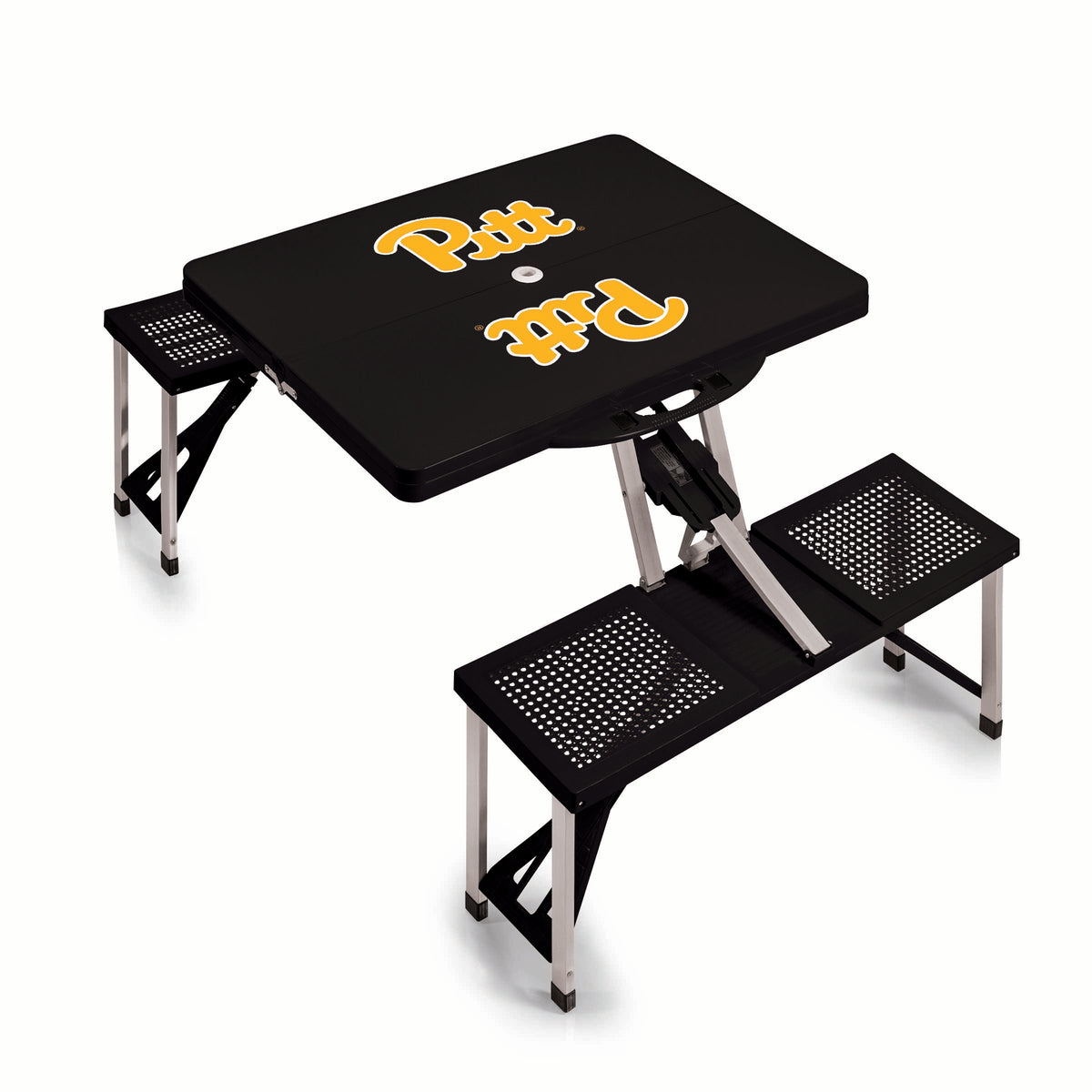 Pittsburgh Panthers Picnic Table Portable Folding Table with Seats