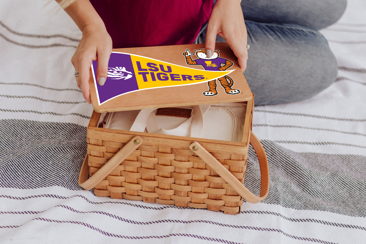 LSU Tigers Poppy Personal Picnic Basket
