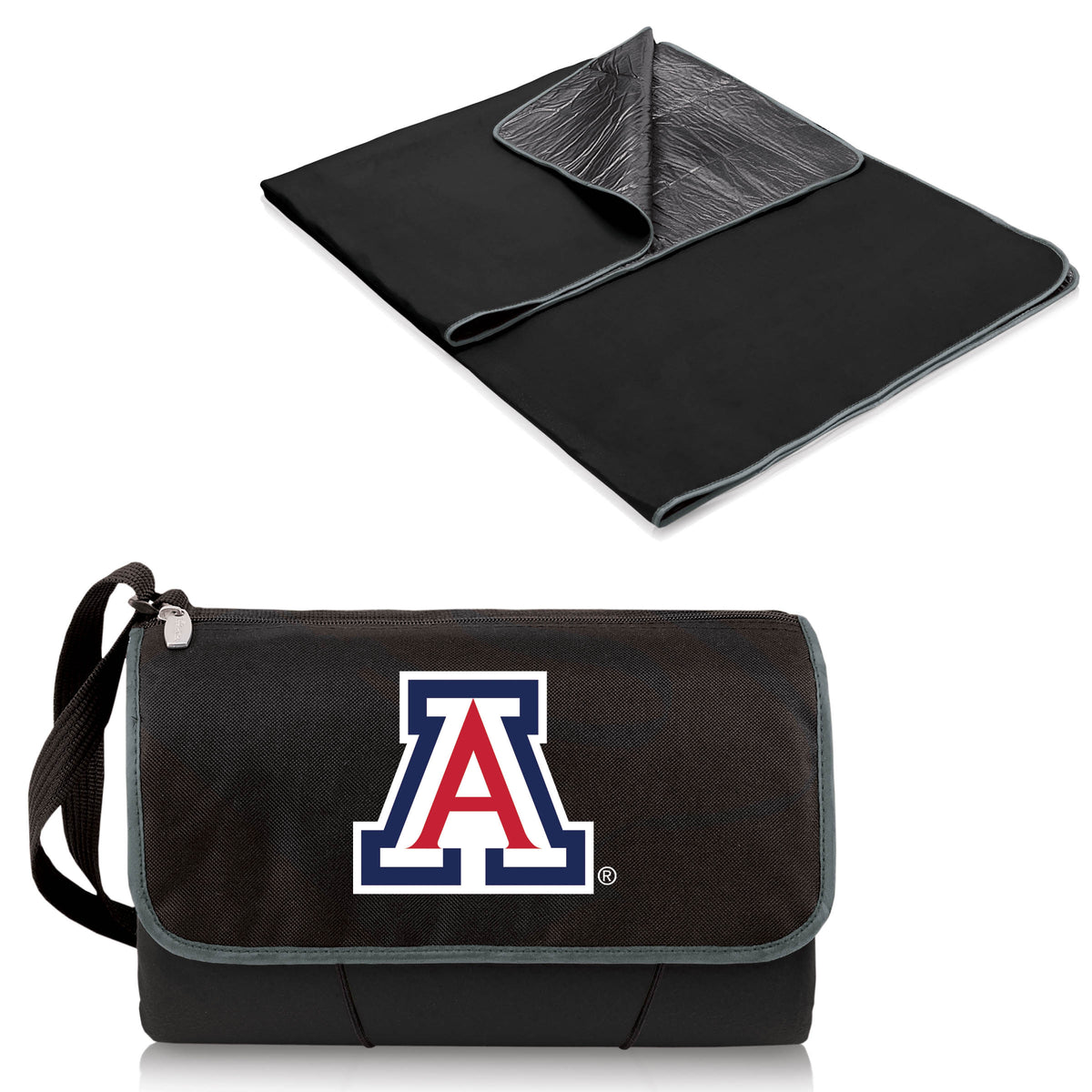 Arizona Wildcats Outdoor Picnic Blanket and Tote - Black