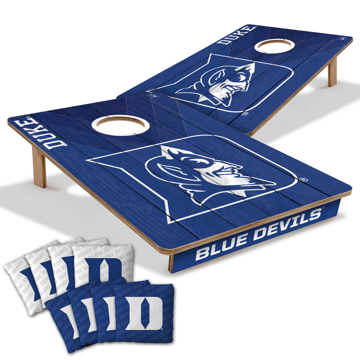 Duke Blue Devils 2x3 All Wood Cornhole Game Set