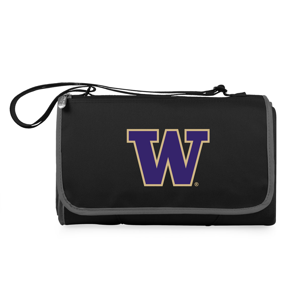Washington Huskies Outdoor Picnic Blanket and Tote - Black