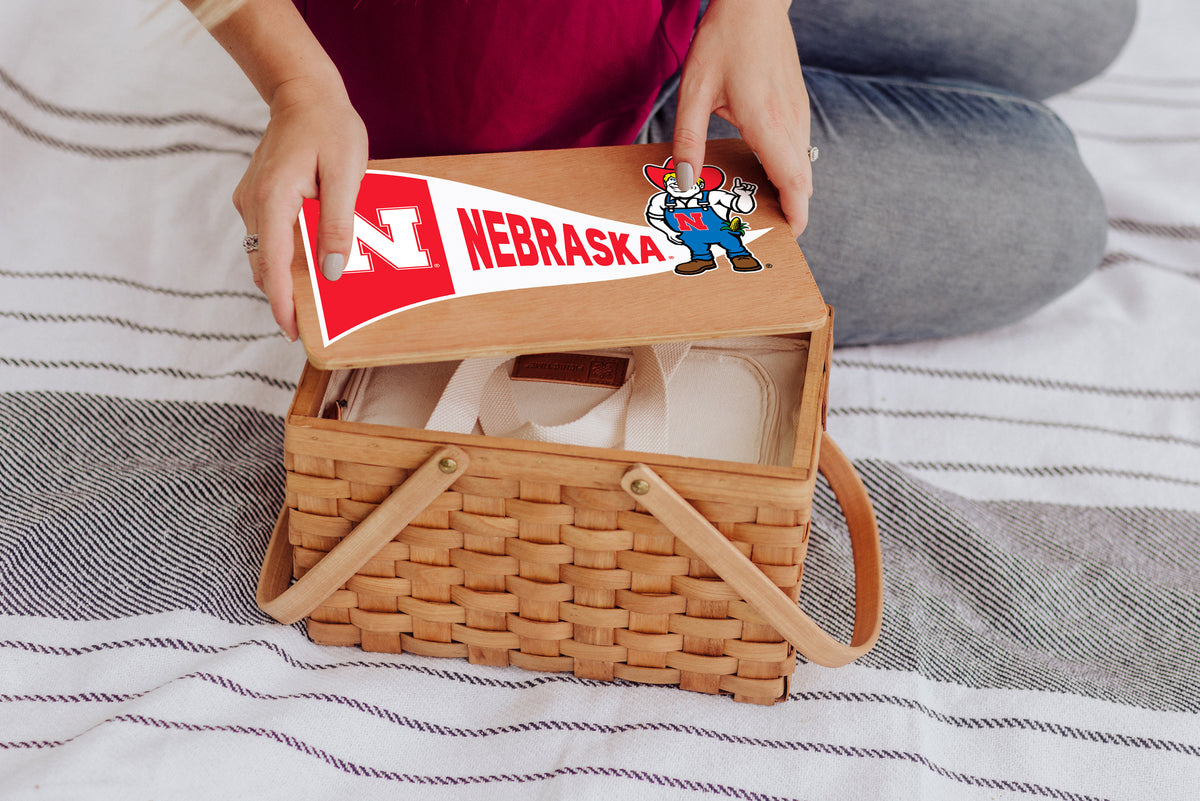 Nebraska Huskers Poppy Personal Picnic Basket