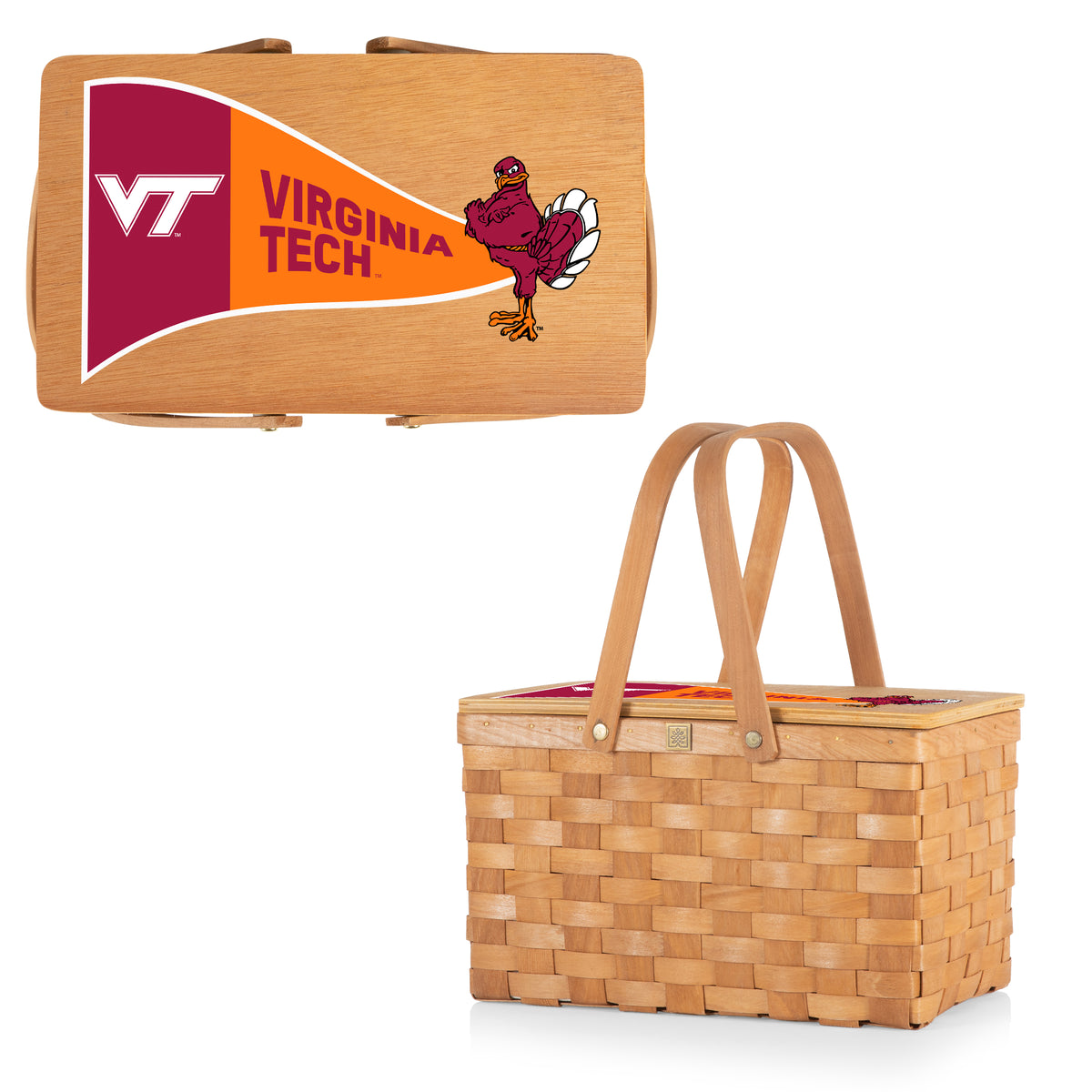 Virginia Tech Hokies Poppy Personal Picnic Basket
