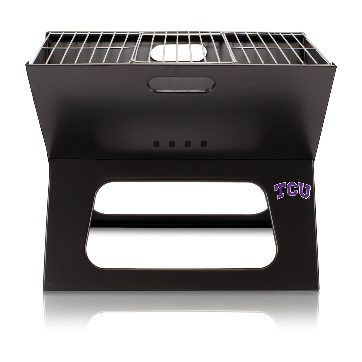TCU Horned Frogs Portable Charcoal BBQ Grill