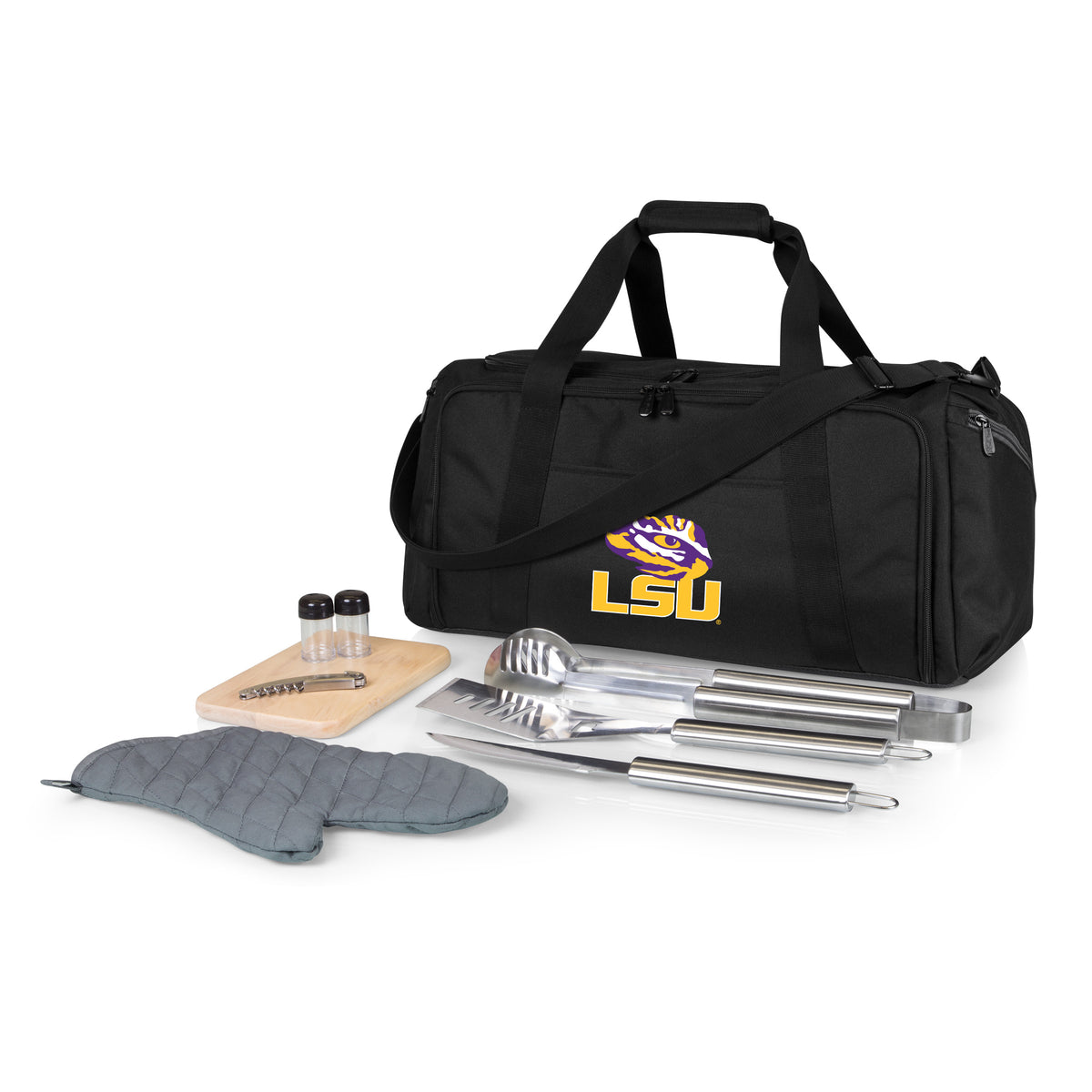 LSU Tigers BBQ Kit Grill Set & Cooler