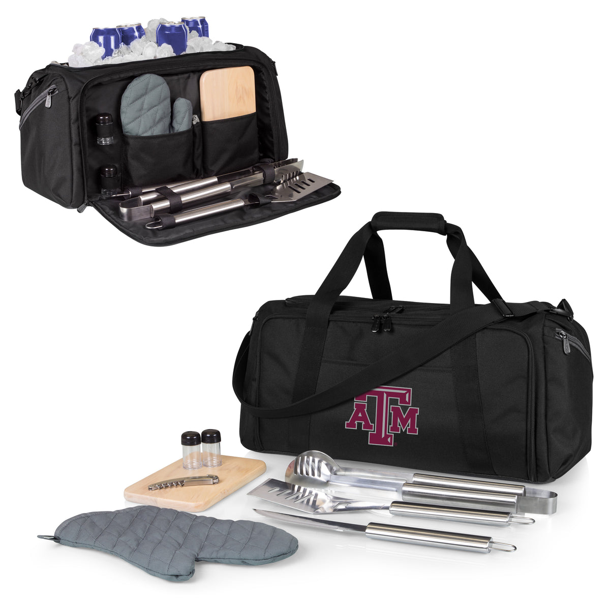 Texas A&M Aggies BBQ Kit Grill Set & Cooler