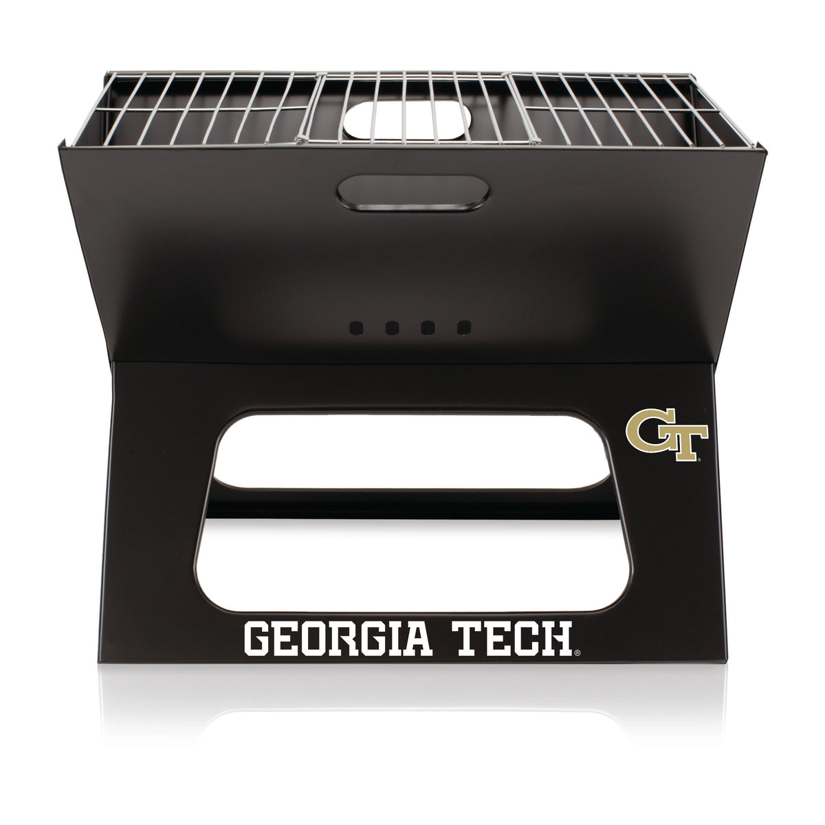 Georgia Tech Yellow Jackets Portable Charcoal BBQ Grill
