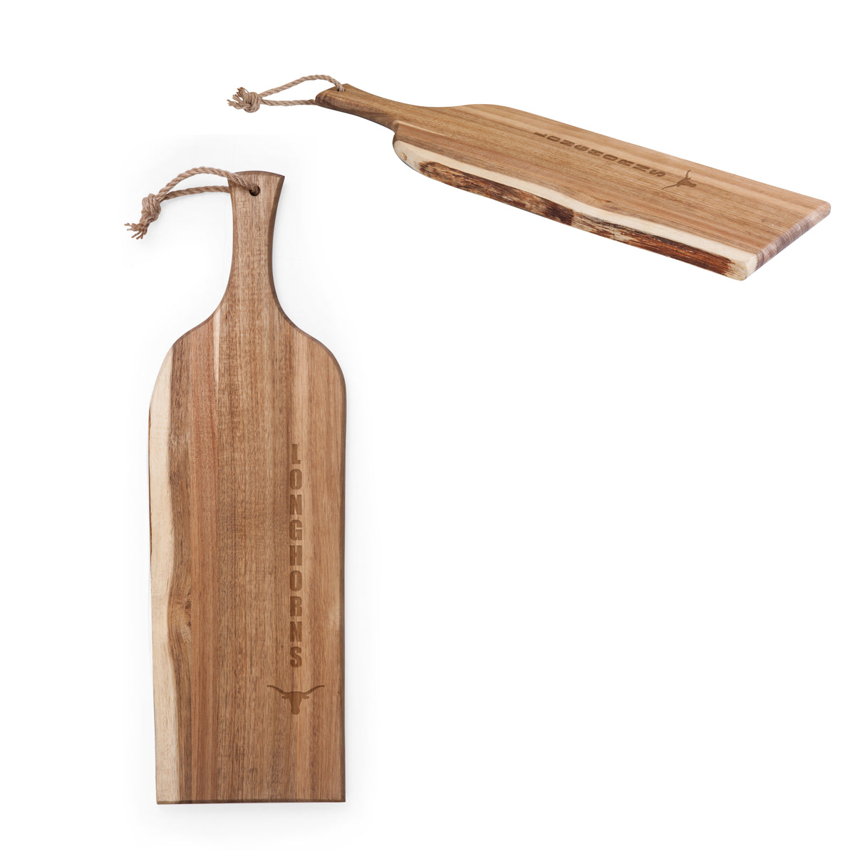 Texas Longhorns Artisan Acacia Charcuterie Board