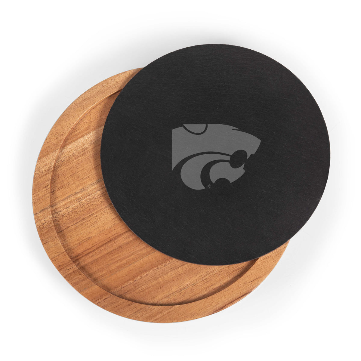 Kansas State Wildcats Slate Serving Board with Cheese Tools