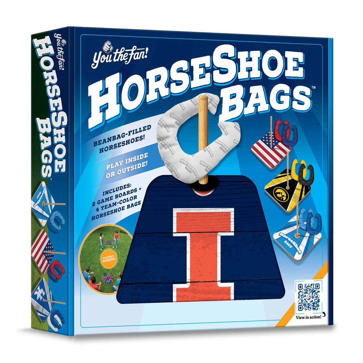 Illinois Fighting Illini Horseshoe Bag Game