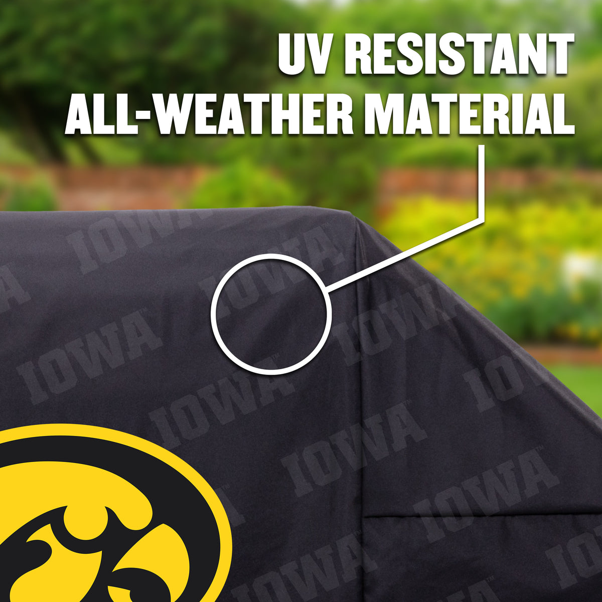 Iowa Hawkeyes Heavy Duty Grill Cover