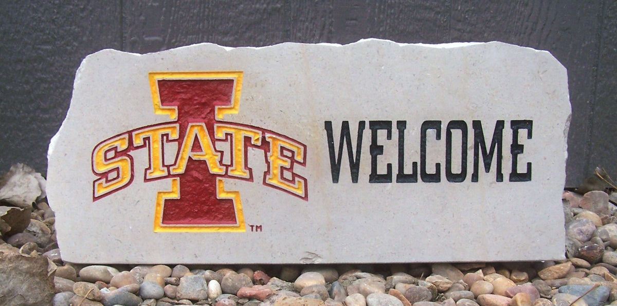 Show your love for the Iowa State Cyclones when you add this Engraved Limestone Decorative Stone to your collection.