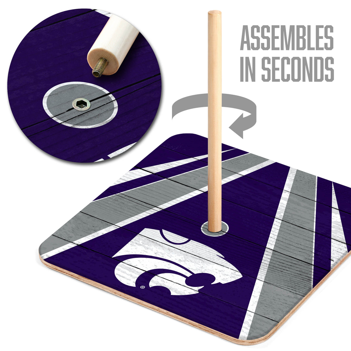 Kansas State Wildcats Horseshoe Bag Game