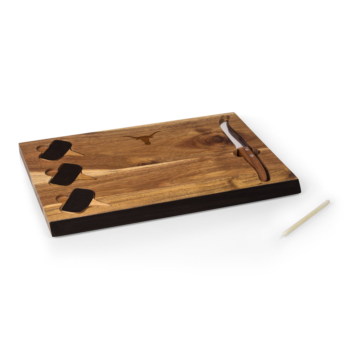 Texas Longhorns Delio Acacia Cheese Cutting Board & Tools Set