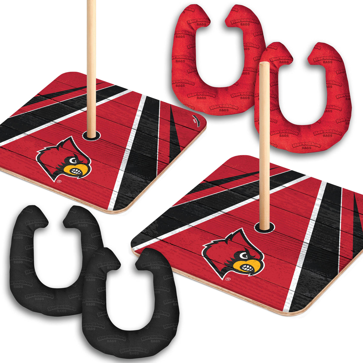 Louisville Cardinals Horseshoe Bag Game