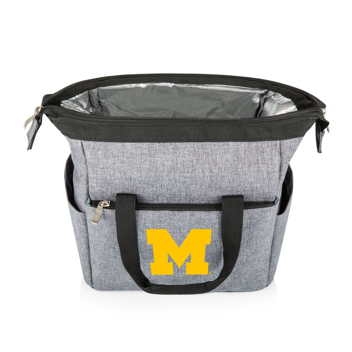 Michigan Wolverines On The Go Lunch Bag Cooler - Gray