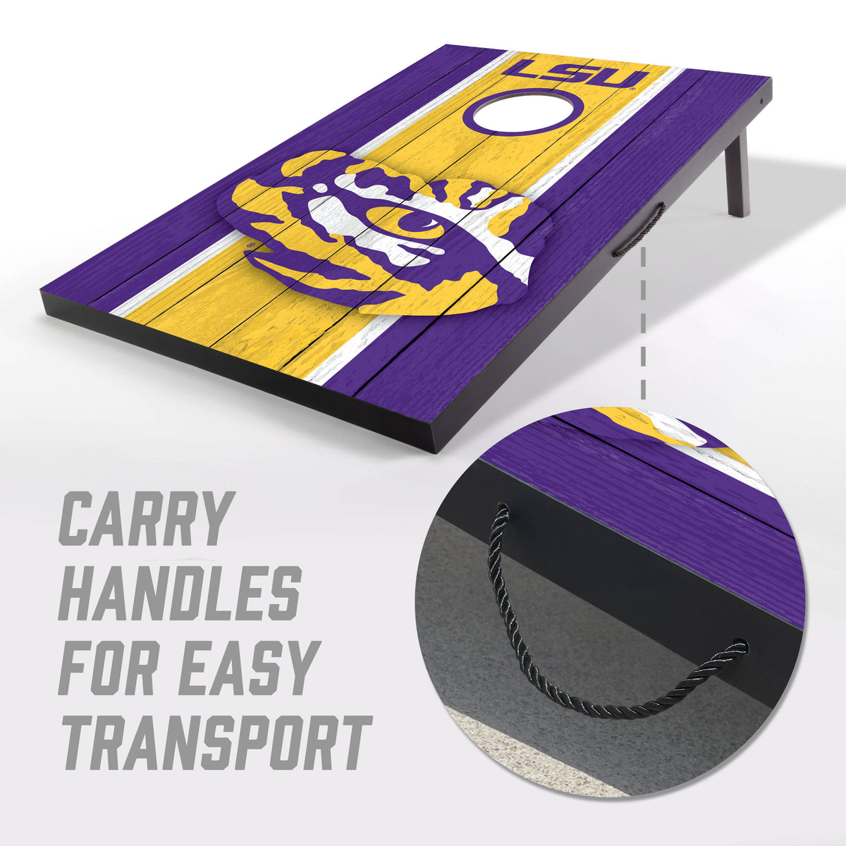 LSU Tigers 2x3 MDF Cornhole Game Set
