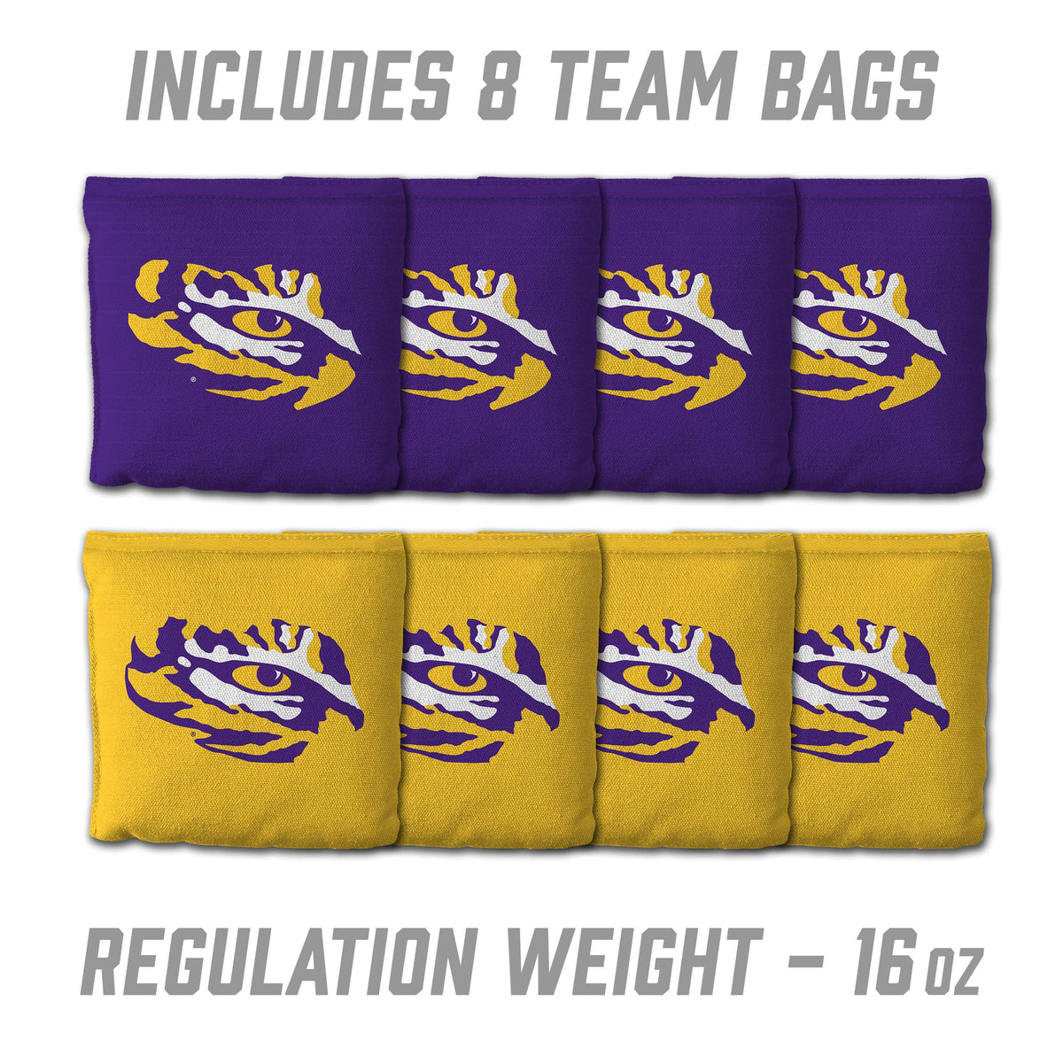 LSU Tigers 2x3 MDF Cornhole Game Set